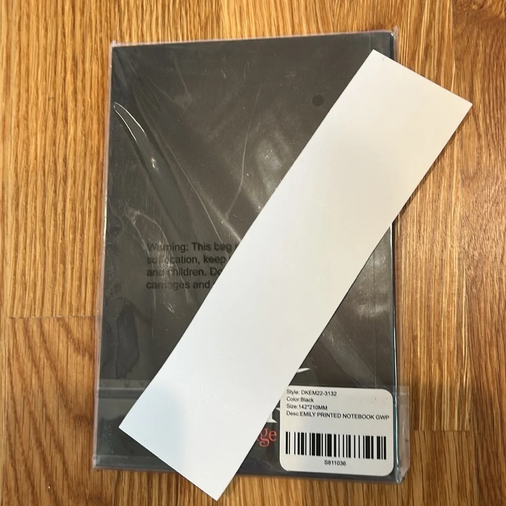 Emily the strange dolls kill Black Cat-Themed Notebook & 2 Elliot Stickers